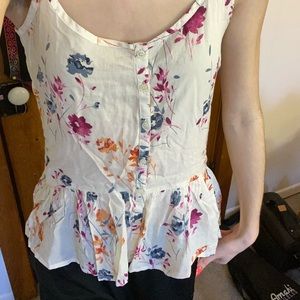 Small floral tank top!